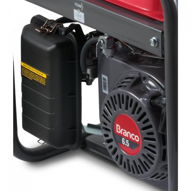 Gerador de energia Branco B4T-2500 SE 2,2 kVA - partida elétrica - monofásico - 110V/220V