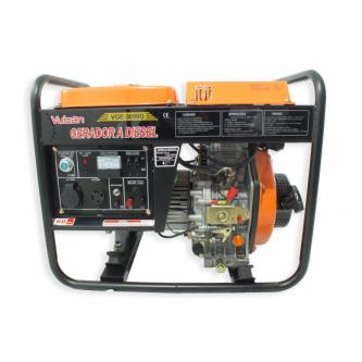 Gerador de energia Vulcan VGE 3600D 3,6 kVA - partida elétrica - monofásico - 110V/220V