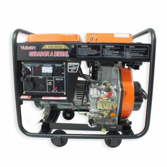 Gerador de energia Vulcan VGE 6000D 6,0 kVA - partida elétrica - monofásico - 127V/230V