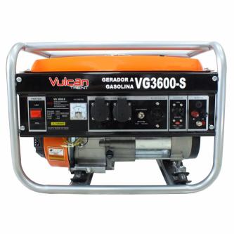 Gerador de energia Vulcan VG3600-S 2,9 kVA - partida manual - monofásico - 110V/220V