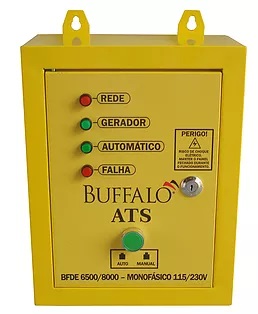 Painel de transferência automática Buffalo ATS BFDE6500/BFDE8000 - trifásico - 220V