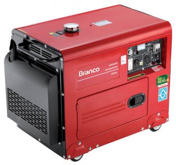 Gerador de energia Branco BD-6500 ES 5,0 kVA - partida elétrica - monofásico - 110V/220V