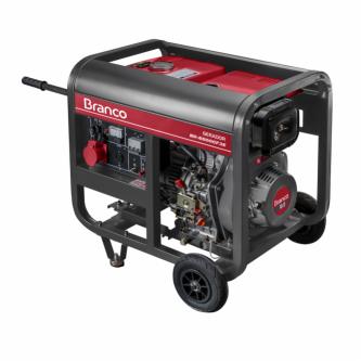 Gerador de energia Branco BD-6500 E3 5,0 kVA - partida elétrica - trifásico - 220V