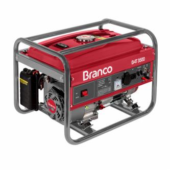 Gerador de energia Branco B4T-3500 3,5 kVA - partida manual - monofásico - 110V/220V