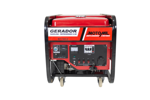 Gerador de energia Motomil MGT-11000CLE 10,5 kVA - partida elétrica - trifásico - 220V/380V