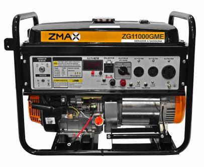 Gerador de energia Zmax ZG11000GME 9,0 kVA - partida elétrica - monofásico - 110V/220V