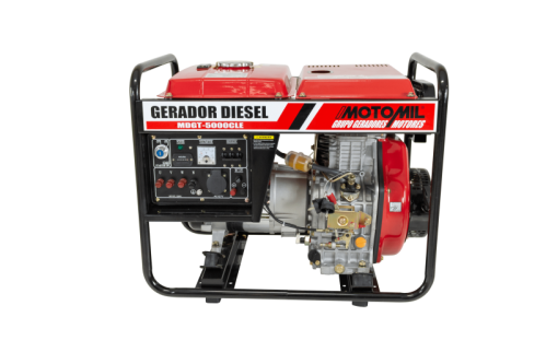 Gerador de energia Motomil MDGT-5000CLE 5,0 kVA - partida elétrica - trifásico - 127V/220V