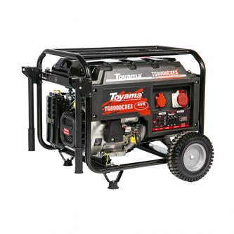 Gerador de energia Toyama TG8000CXE3-XP 8,0 kVA - partida elétrica - trifásico - 220V/380V