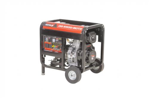 Gerador de energia Kawashima Serie E DG 6500-BDT2 5,5 kVA - partida elétrica - trifásico 220V