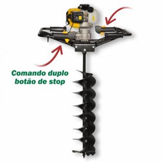 Perfurador de Solo à Gasolina Buffalo BFG 520DSB 2CV 2T - sem broca