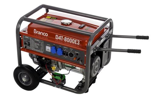 Gerador de energia Branco B4T-8000 E3 8,0 kVA - partida elétrica - trifásico - 380V