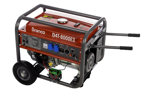 Gerador de energia Branco B4T-8000 E3 8,0 kVA - partida elétrica - trifásico - 220V