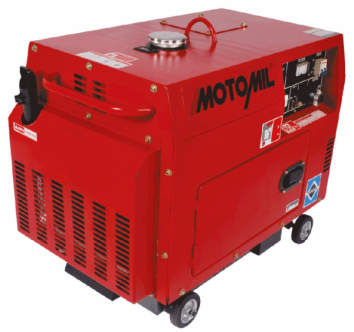 Gerador de energia Motomil MDGT-5000ATS 5,0 kVA com ATS - partida elétrica - trifásico - 127V/220V