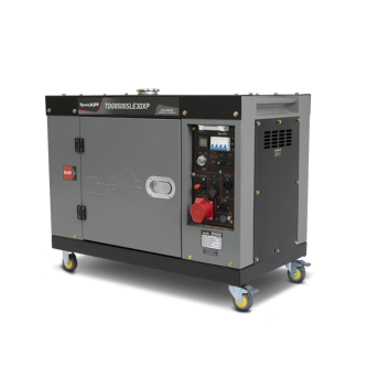 Gerador de energia Toyama TDG8500SLE3XP-ATS Ready 7,5 kVA - partida elétrica - trifásico - 220V/380V