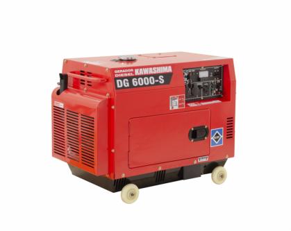 Gerador de energia Kawashima DG 6000-S 5,0 kVA - partida elétrica - monofásico - 120V/240V